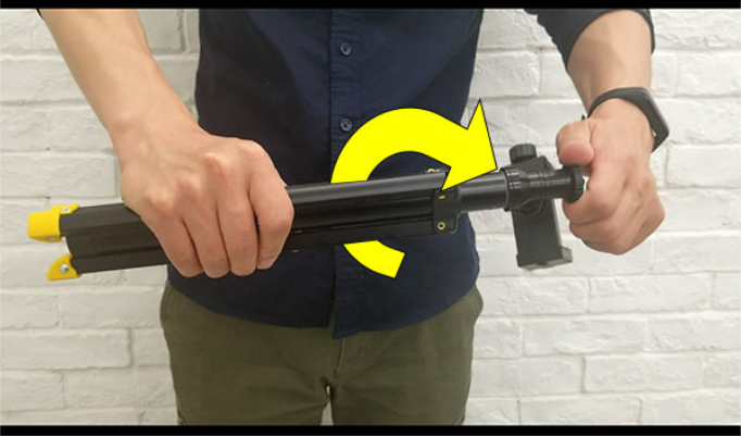 逆时针旋松支架